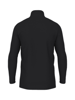 New Balance Zip Neck Space Dye Top - view 2, Black Heather (022)