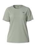 New Balance Sport Essentials Heathertech T-Shirt, Light Green