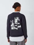 John Lewis Made by Care Rooms Unixsex Cotton Sweatshirt, Baritone Blue