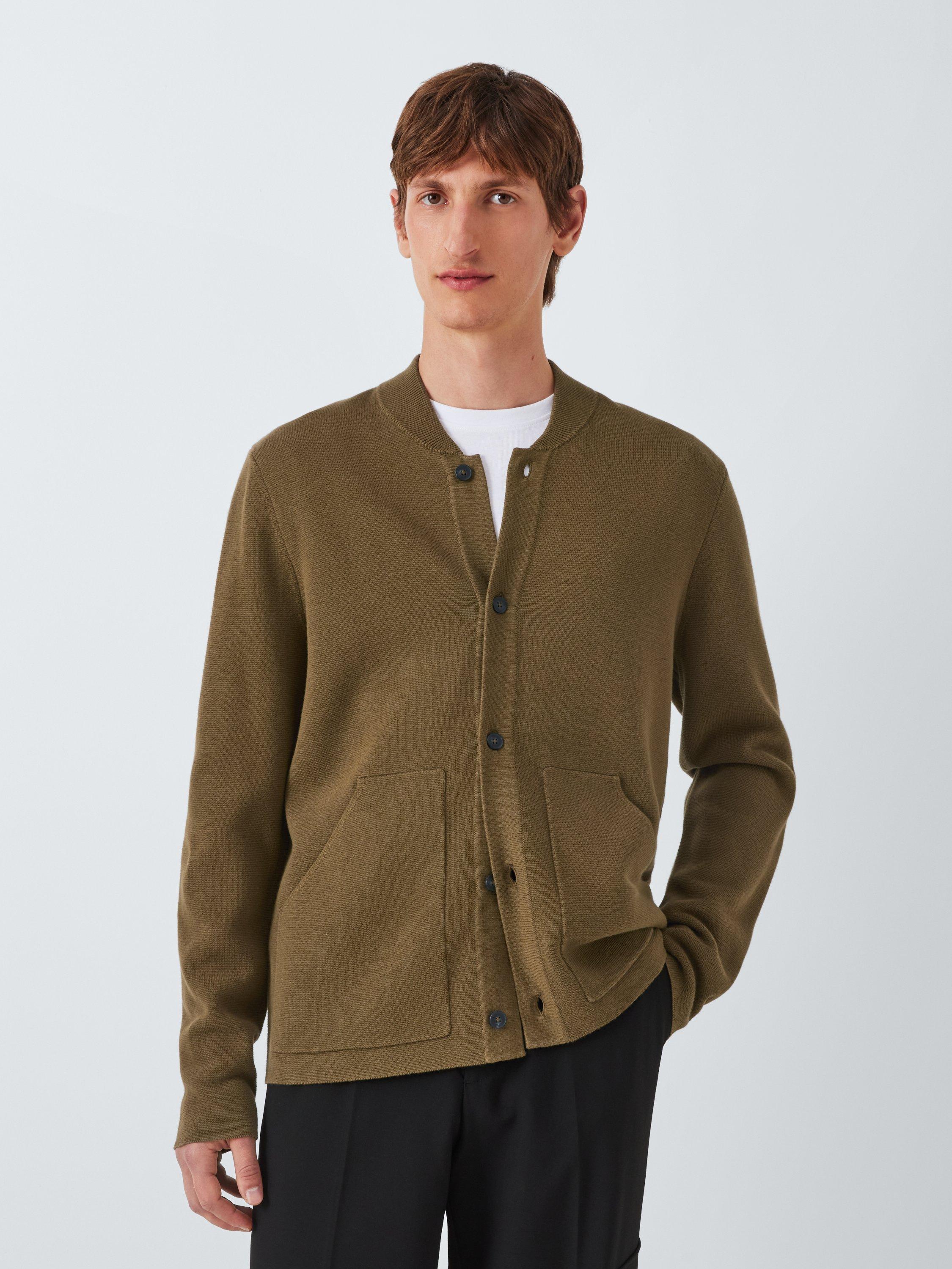 Kin Milano Cotton Bomber Jacket Military Olive