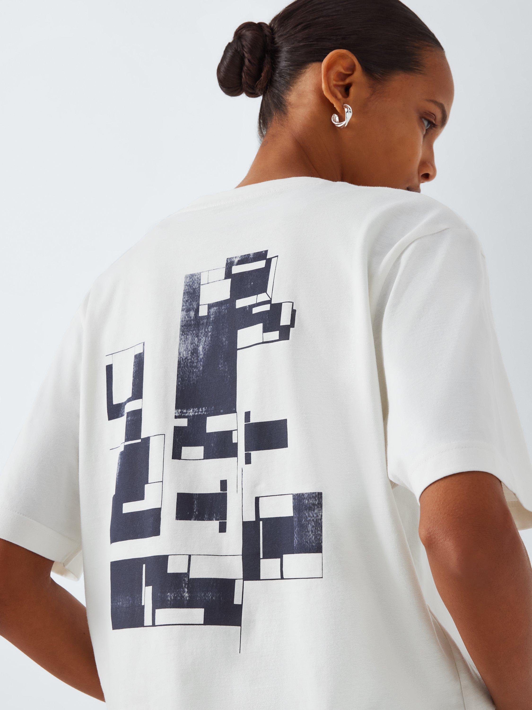 Product image 7 of 11, which shows John Lewis Made by Care Rooms Unisex Cotton T-Shirt, Cloud Dancer, XS