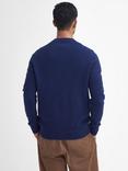 Barbour Grangetown Crew Neck Jumper, Inky Blue