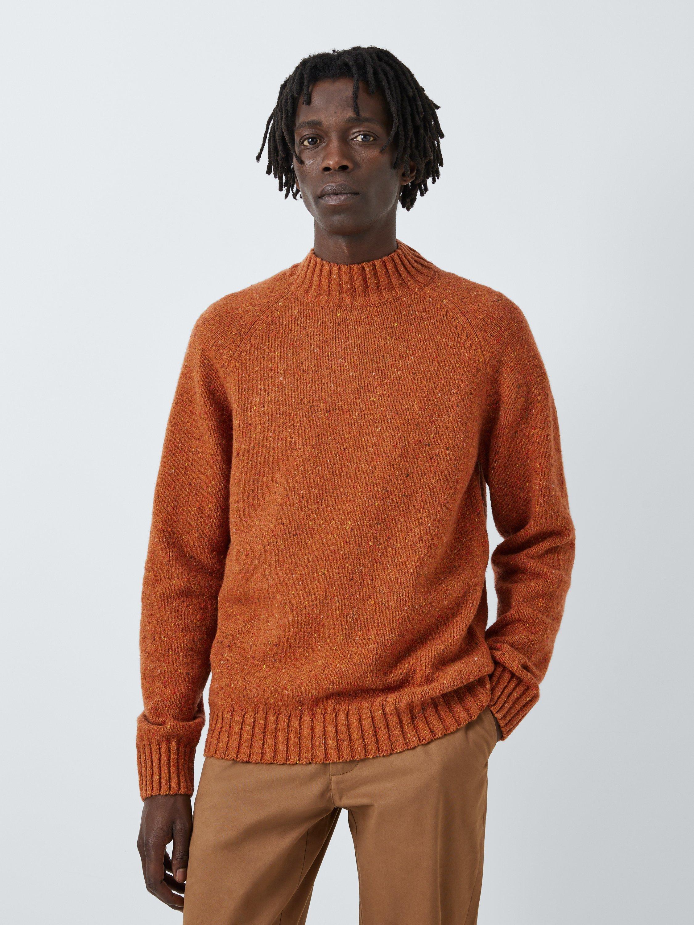 Barbour sweater mens Orange online