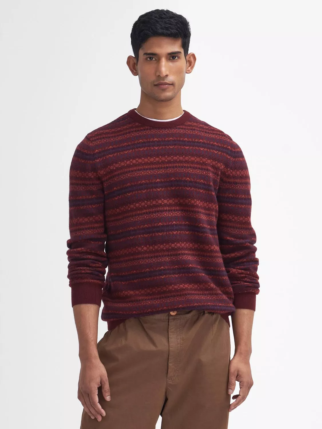 Barbour Orkney Sweater, Merlot