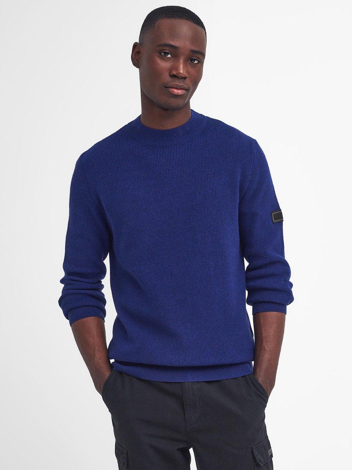 Barbour blue jumper hotsell