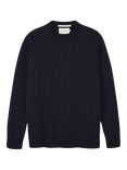 Peregrine Cable Crew Jumper, Navy