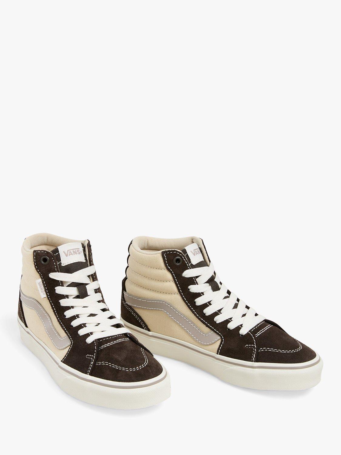 Product image 2 of 4, which shows Vans Kids' Filmore High Top Trainers, Coffee/Marshmellow, 4