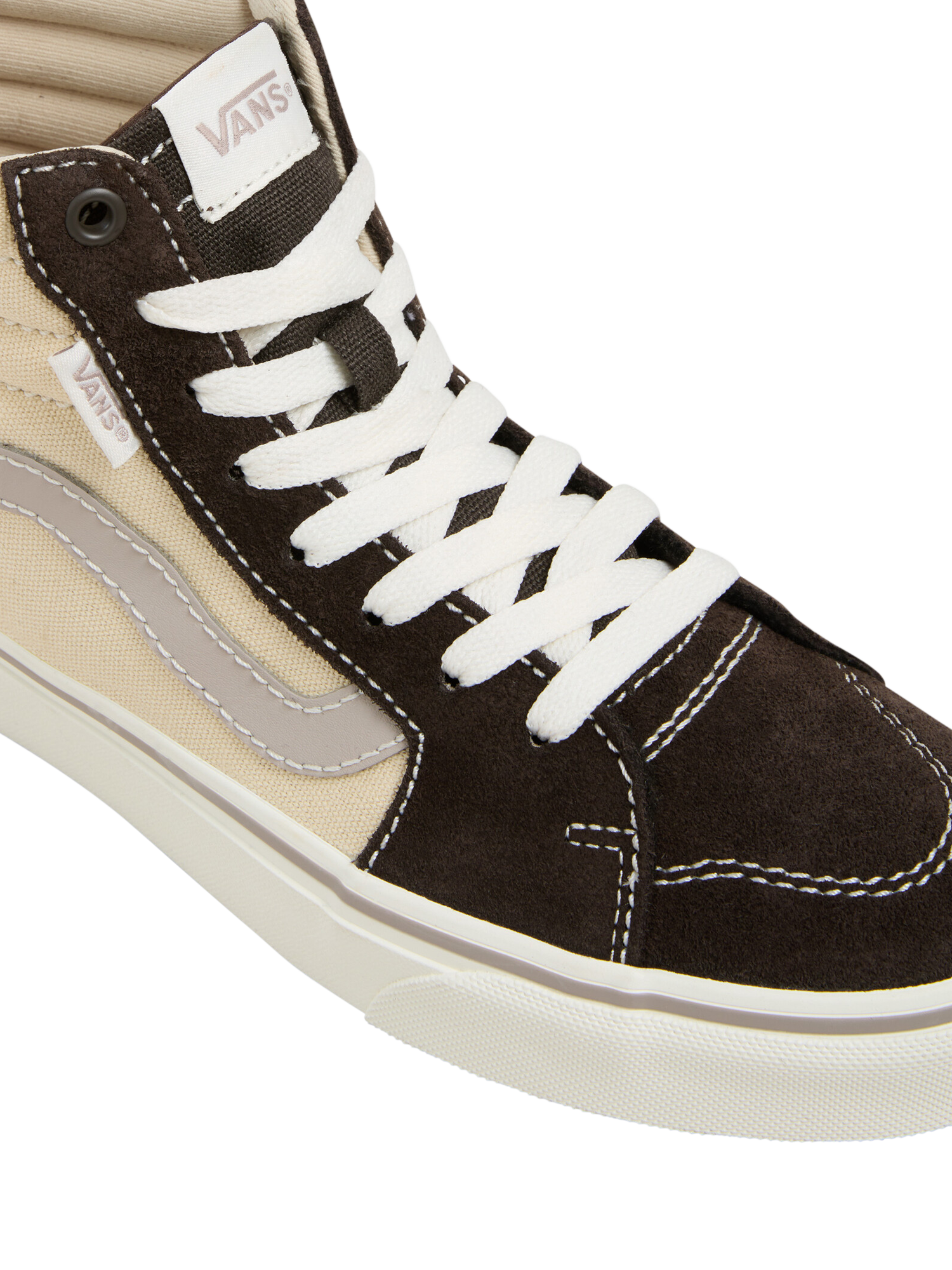 Product image 4 of 4, which shows Vans Kids' Filmore High Top Trainers, Coffee/Marshmellow, 4