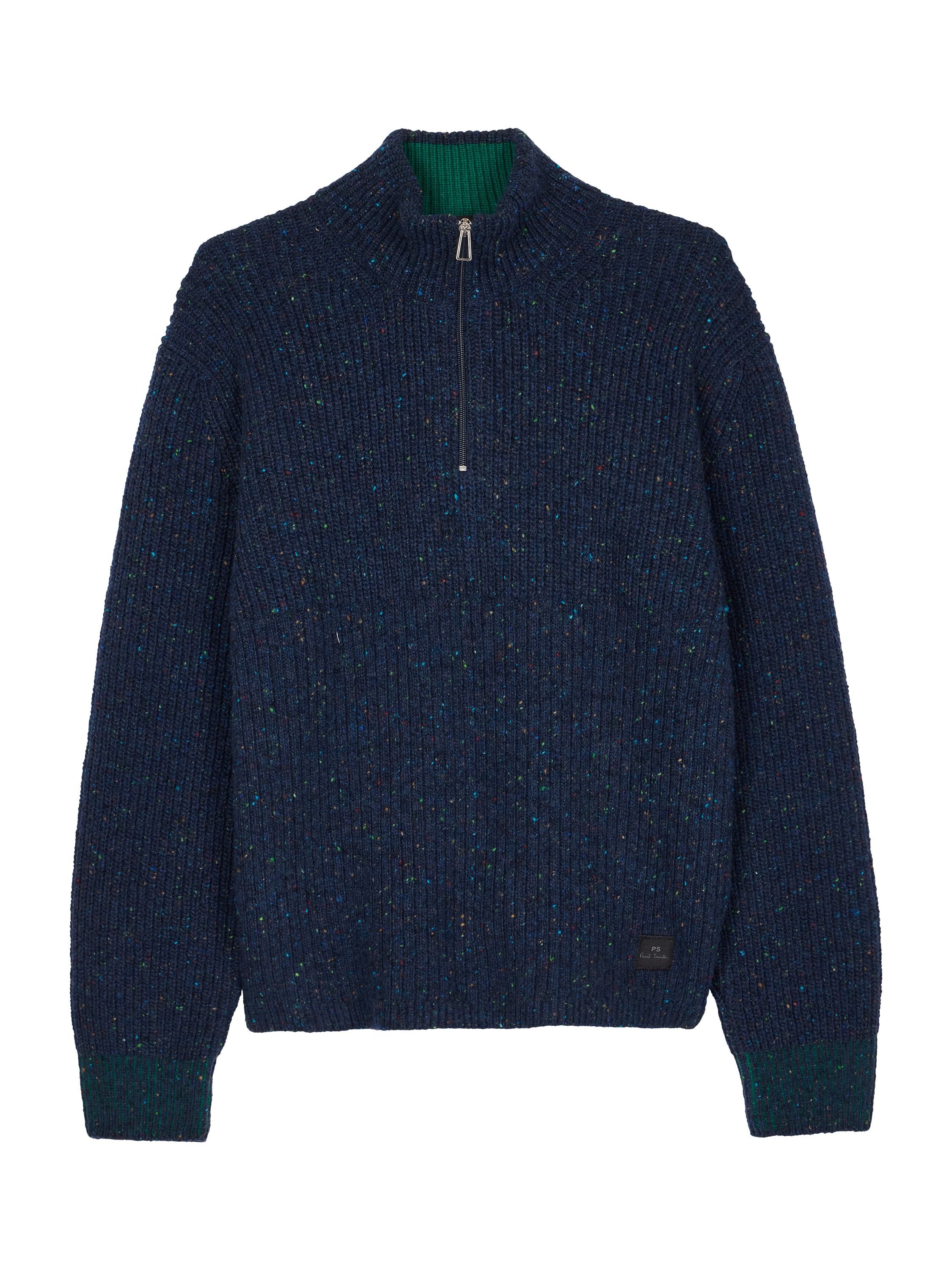 PS Paul Smith Zip Neck Sweater, Blue