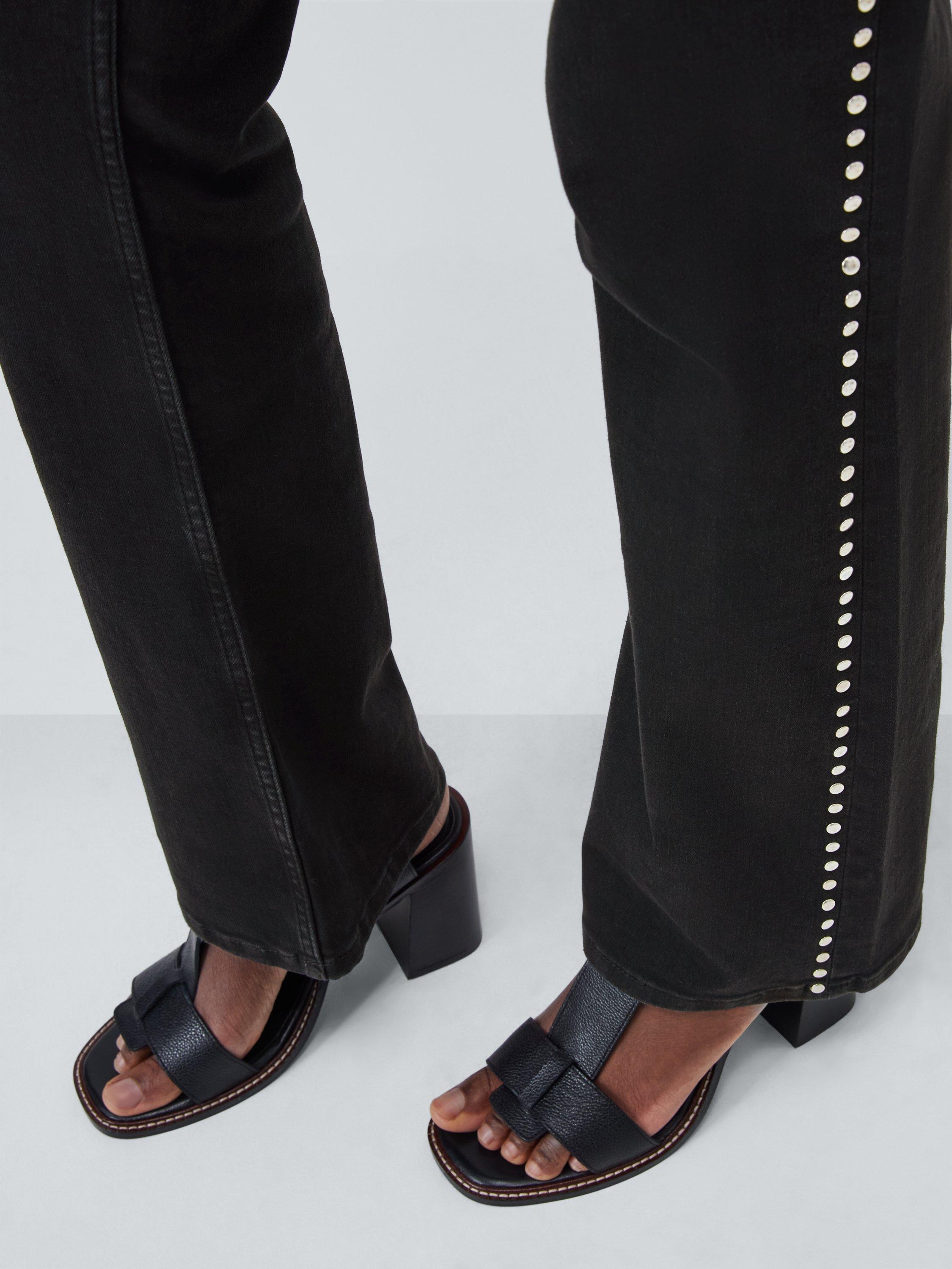 Product image 5 of 6, which shows AND/OR Sierra Slim Fit Flared Jeans, Black, 30