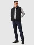 Rodd & Gunn Lake Ferry Padded Pique Cotton Gilet, Onyx