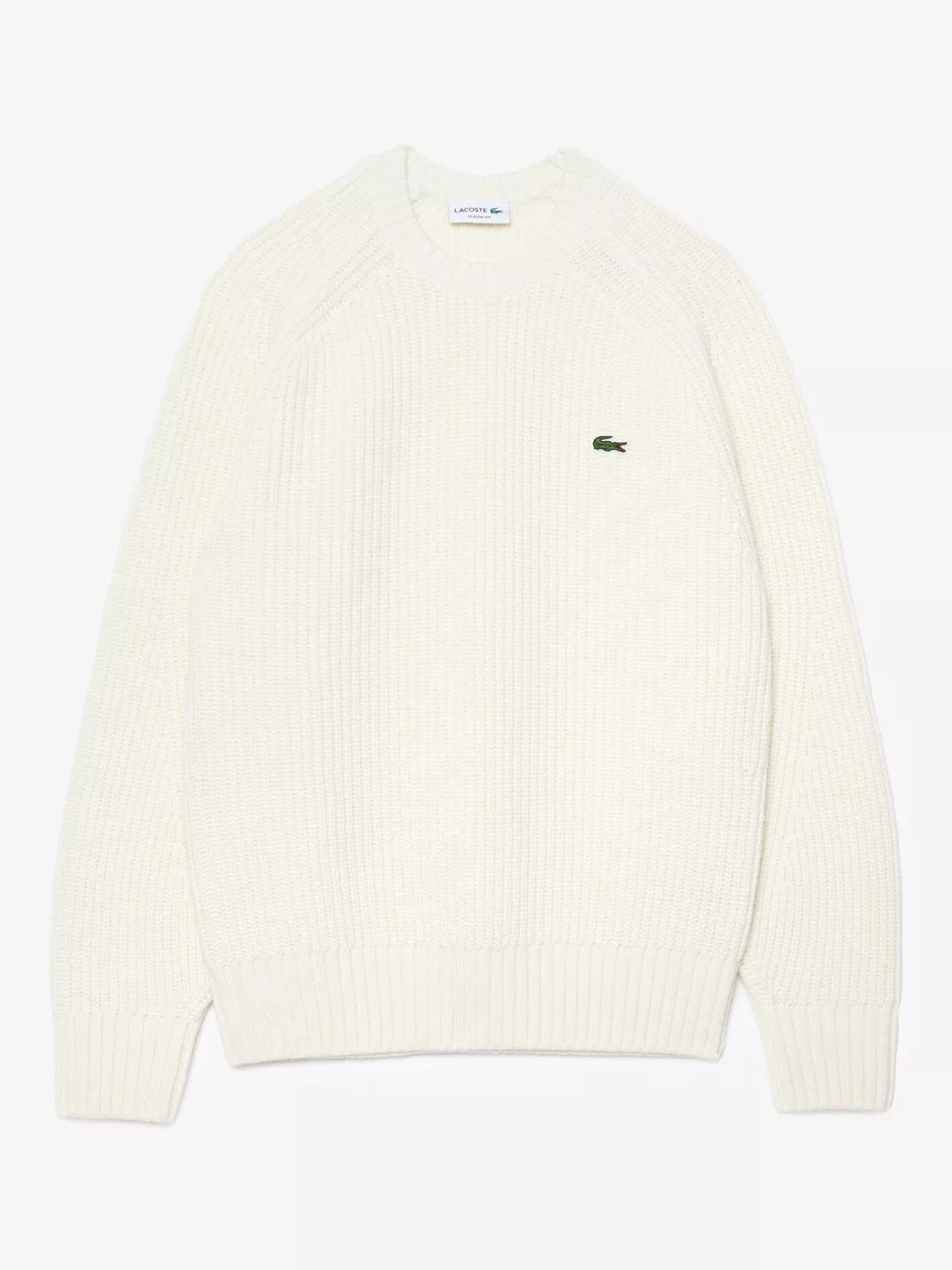 Lacoste Core Essential Sweater White