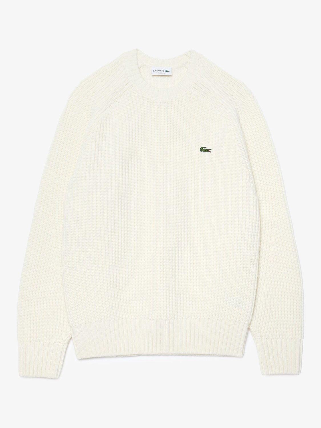 Lacoste Core Essential Sweater, White