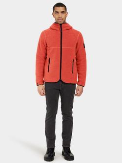 Didriksons Bror Pile Fleece Jacket - view 2, Ochre Red