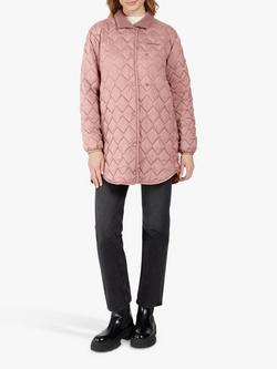Didriksons Betina Diamond Quilted Parka - view 2, Faded Wine