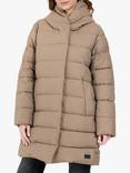 Didriksons Nella Padded Coat, Walnut