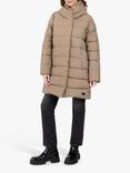 Didriksons Nella Padded Coat, Walnut