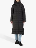 Didriksons Stella Padded Long Coat, Black