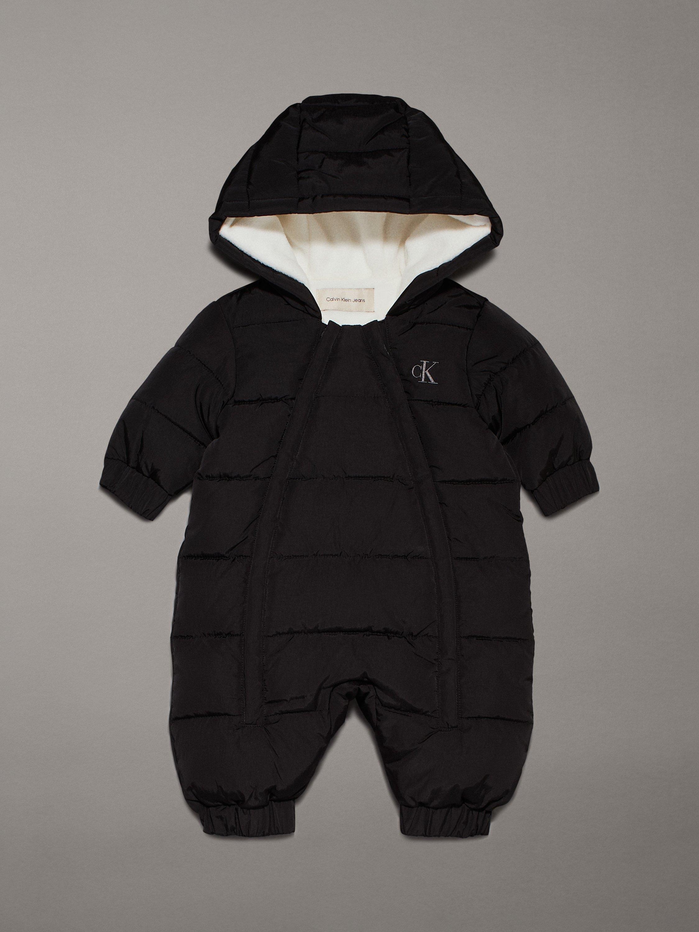 Calvin Klein Baby Padded Winter Pramsuit Ck Black