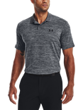 Under Armour Men's Performance Sports Polo Top, Pitch Gray/Black