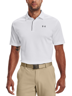 Under Armour UA Tech Polo Top, White/Graphite