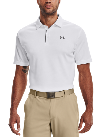 Under Armour UA Tech Polo Top, White/Graphite