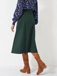 Crew Clothing Eva Ponte Skirt, Dark Green