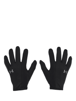 Under Armour Storm Running Gloves, Black, Black / Black /