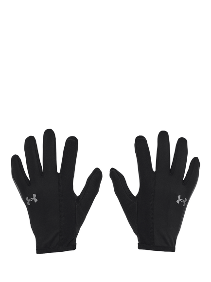 Under Armour Storm Running Gloves, Black, Black / Black /