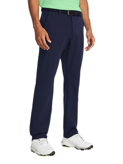 Under Armour Tech Tap Golf Trousers, Midnight Navy