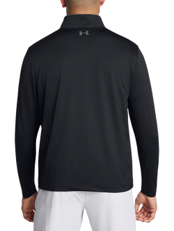 Under Armour MatchPlay Men's 1/4 Zip Long Sleeve Top - view 2, Black