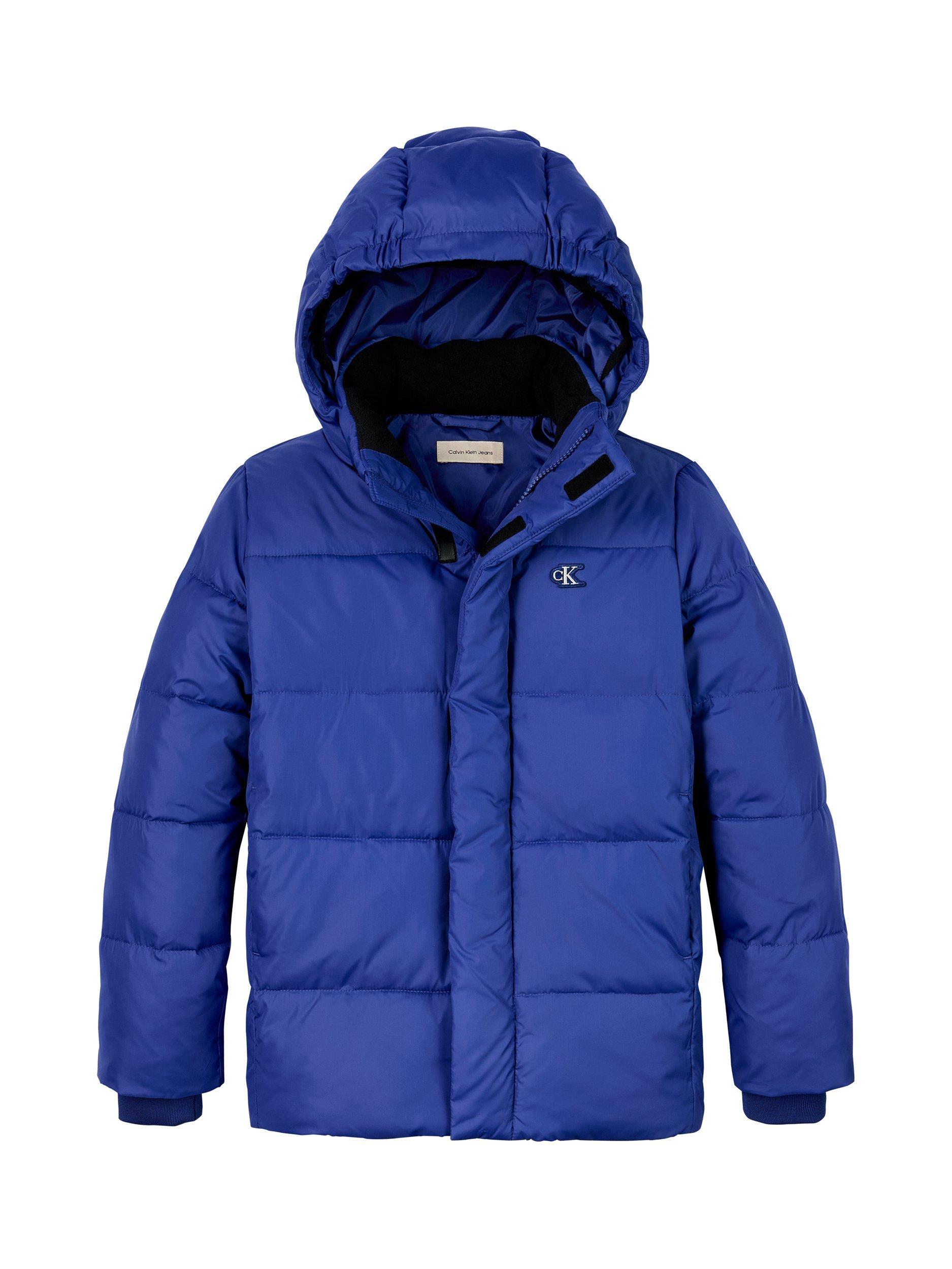 Product image 5 of 5, which shows Calvin Klein Jeans Kids' Essential Puffer Jacket, Pigment Blue, 10 years