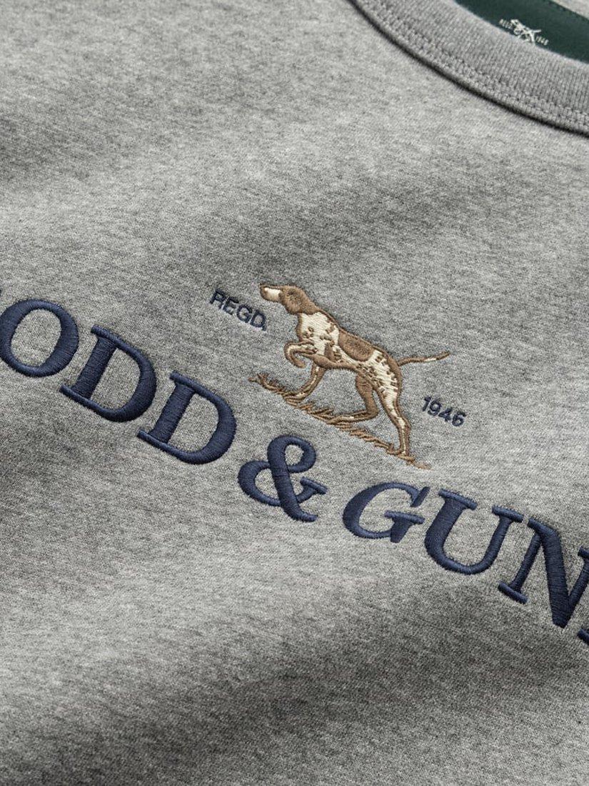 Product image 5 of 5, which shows Rodd & Gunn Gunn Cotton Blend Logo Embroidered Sweater, Slate, S