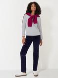 Crew Clothing Corduroy Tapered Trousers, Navy Blue, Navy Blue