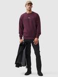 Rodd & Gunn Cotton Blend Logo Embroidered Sweater, Garnet