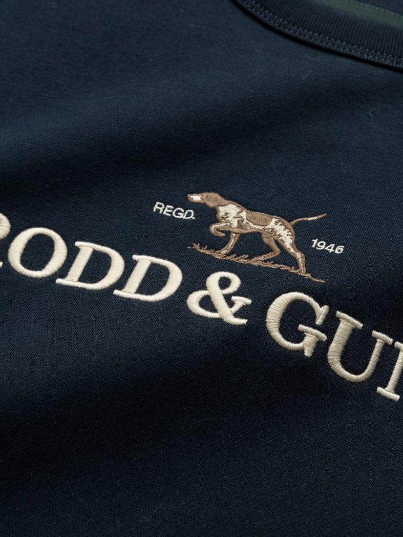 Product image 5 of 5, which shows Rodd & Gunn Gunn Cotton Blend Logo Embroidered Sweater, Lake, S