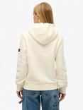 Superdry Embellished Vintage Logo Graphic Hoodie, Cream