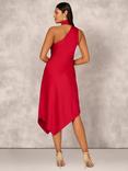 Aidan Mattox by Adrianna Papell Satin Halter Dress, Scarlet Spice