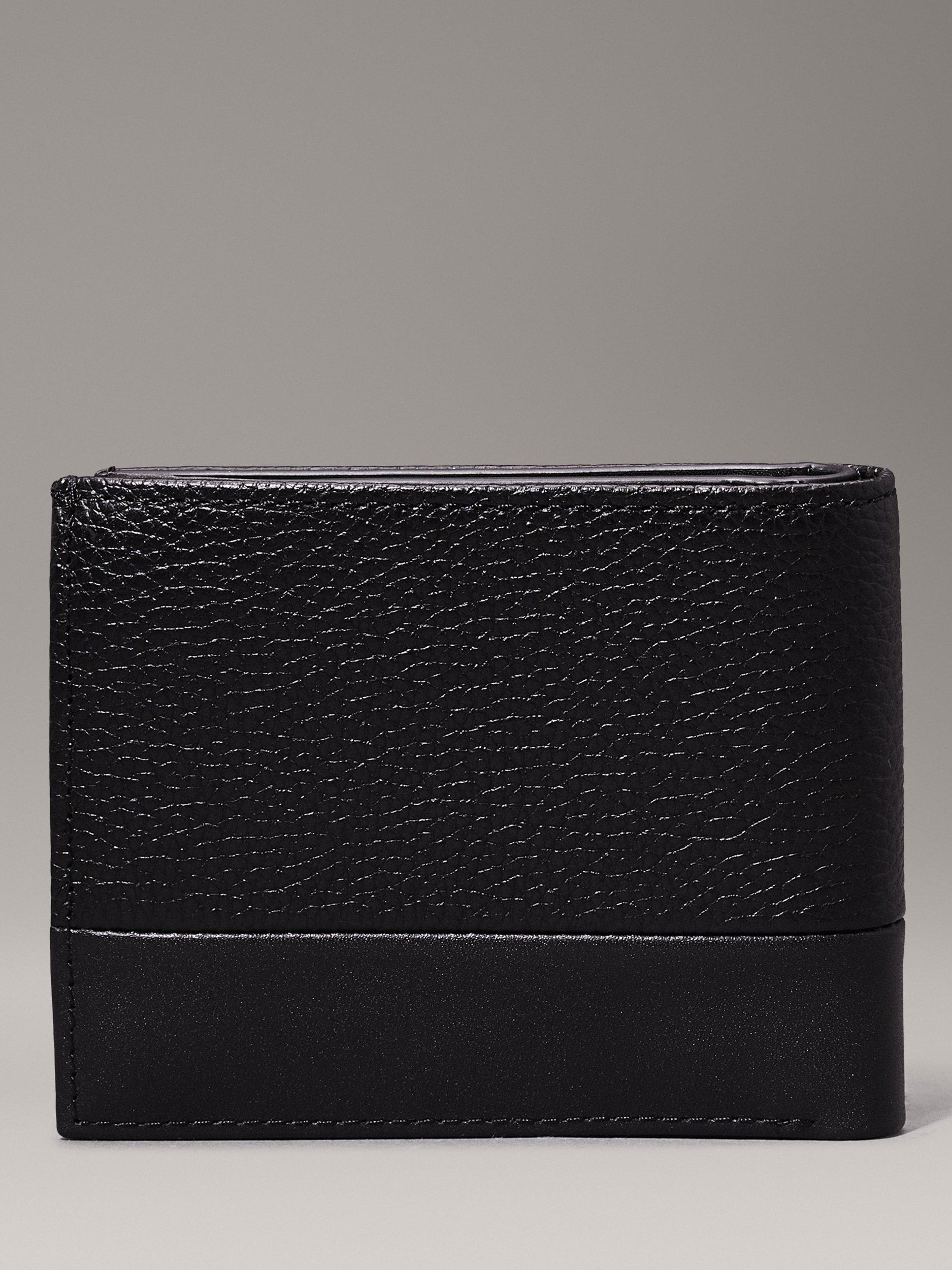 Calvin Klein Leather Billfold Wallet Black