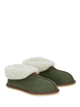 Celtic & Co. Sheepskin Bootee Slippers, Moss