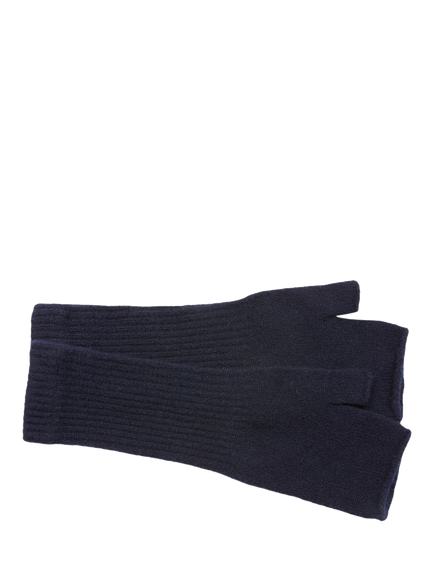 Celtic & Co. Super Soft Pure Wool Wrist Warmers, Dark Navy