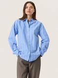 Soaked In Luxury Merona Stripe Shirt, Blue