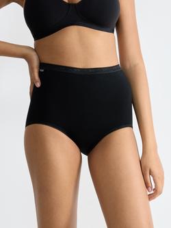 sloggi Basic+ Maxi Brief, Pack of 6 - view 2, Black