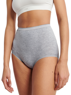 sloggi Basic+ Maxi Brief, Pack of 6 - view 2, Cream/Navy/Grey
