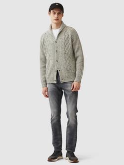 Rodd & Gunn North East Valley Wool Blend Shawl Neck Cardigan - view 2, Vapour