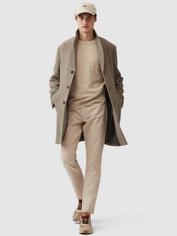 Rodd & Gunn Christchurch Wool Cashmere Crew Neck Jumper - view 2, Camel