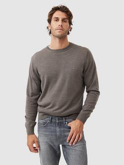 Rodd & Gunn Ferndale Traceable New Zealand Merino Round Neck Jumper, Cinnamon