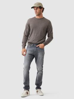 Rodd & Gunn Ferndale Traceable New Zealand Merino Round Neck Jumper - view 2, Cinnamon