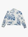 Deus ex Machina Dream Machine Yardage Printed Trucker Jacket, Indigo