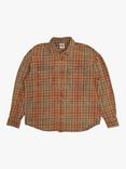 Deus ex Machina Check Shirt, Orange Check